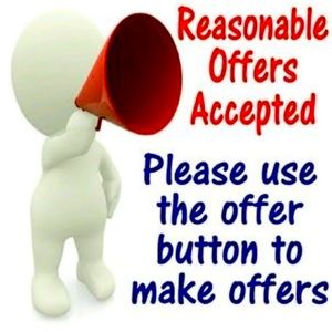 Offers on all available items are welcomed!